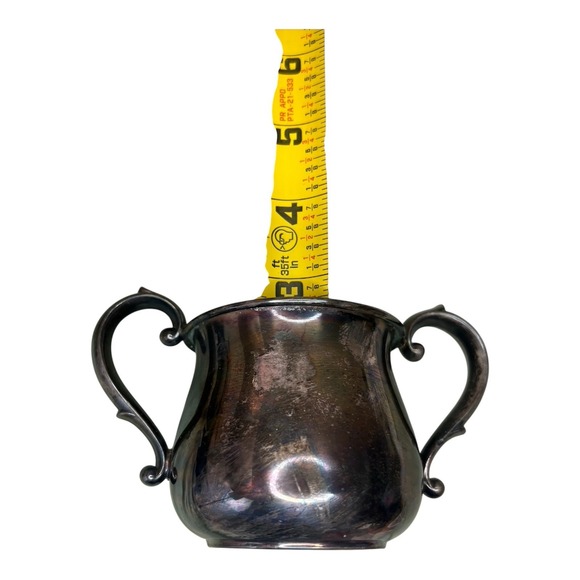 Antique Webster Co. Silver Plated Sugar Small Bowl Vintage Tea Set - Picture 6 of 6